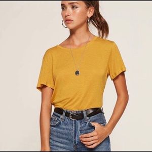 Flax tee sunflower NWT small